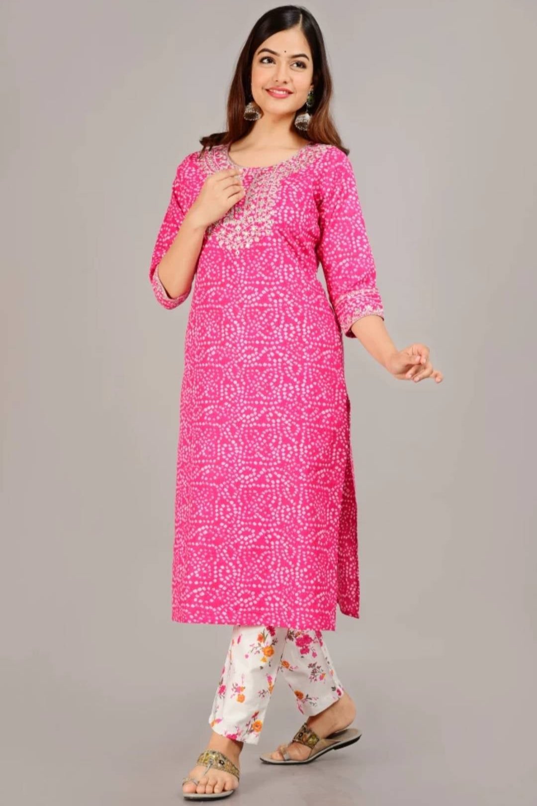 Bhandej Print Kurta Pant