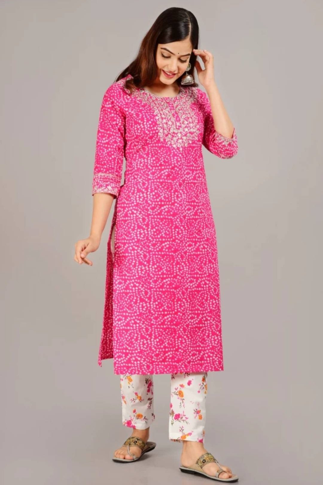 Bhandej Print Kurta Pant