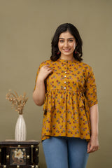 Floral Printed Casual Wear Top