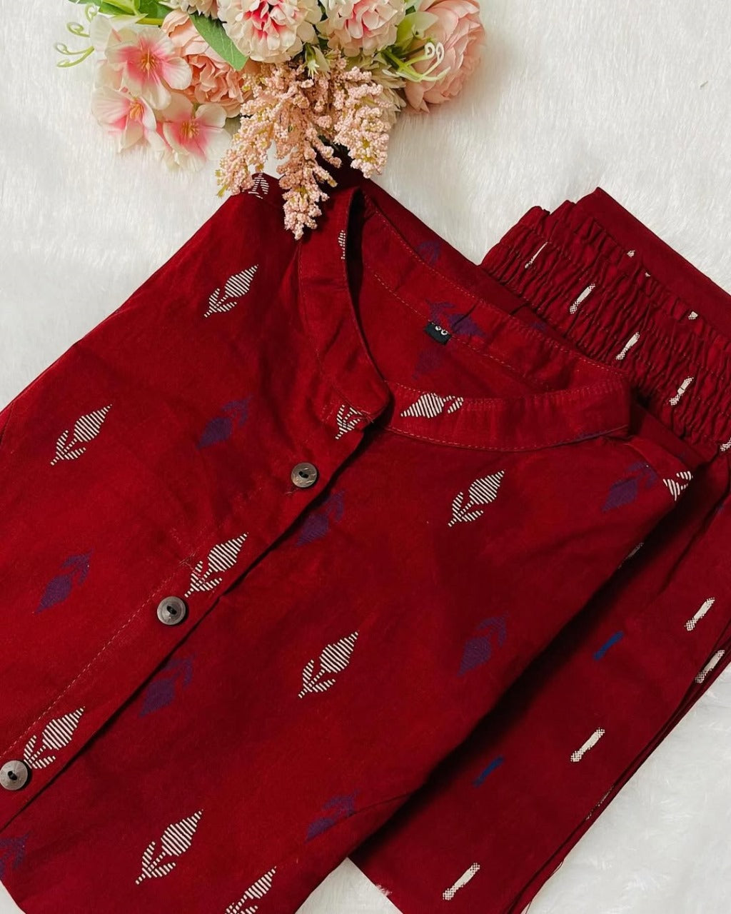 Maroon Magic Kurta Set